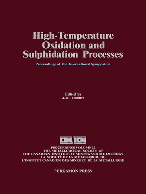 cover image of High-Temperature Oxidation and Sulphidation Processes